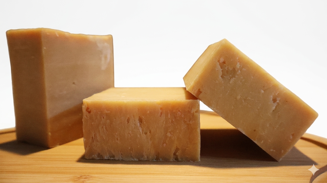 Olive Oil Soap Bar - Handmade Pure Natural & Vegan - 6.5 oz Each Bar (3 Bars) - Image 4