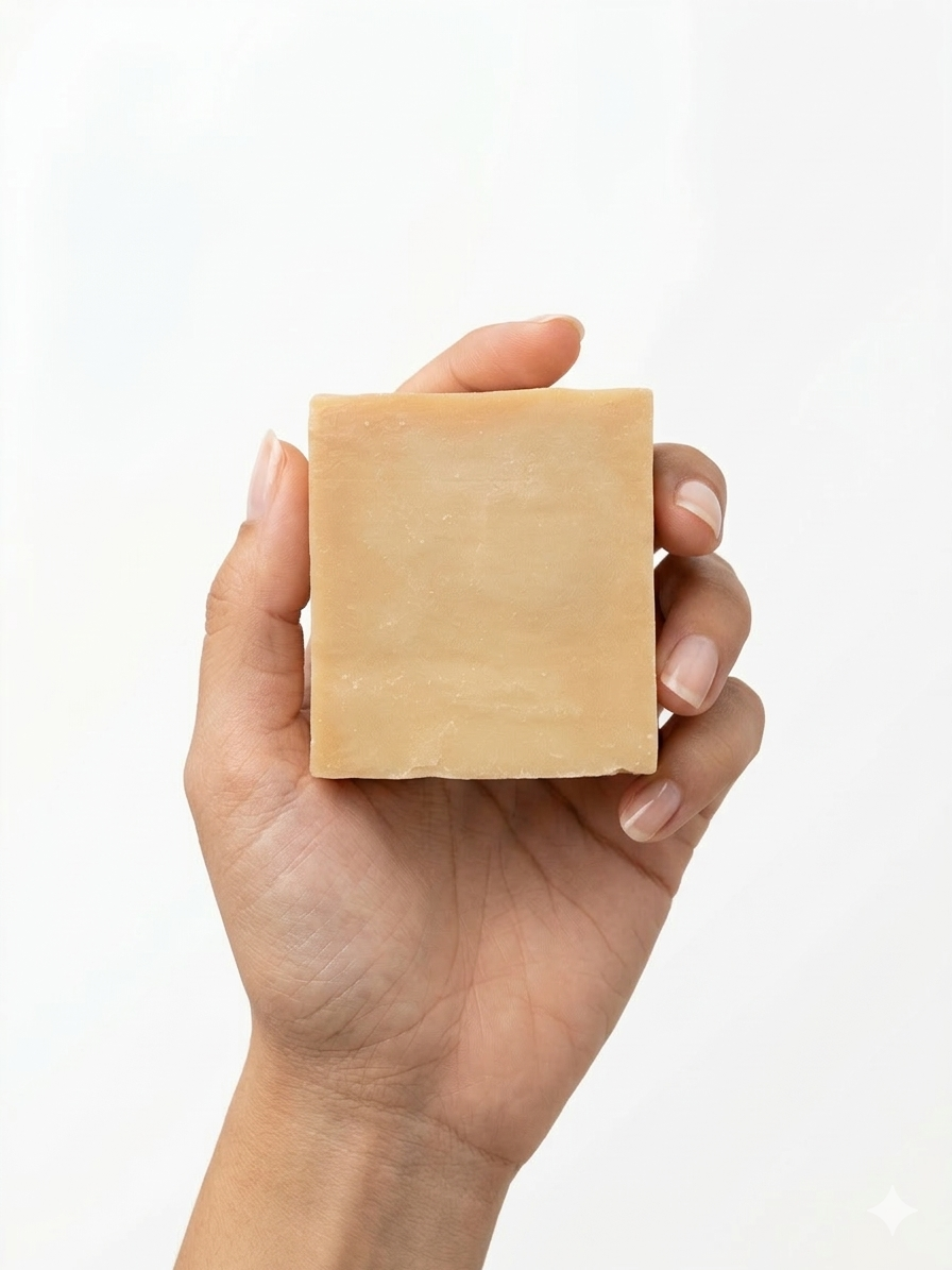 Olive Oil Soap Bar - Handmade Pure Natural & Vegan - 6.5 oz Each Bar (3 Bars) - Image 3